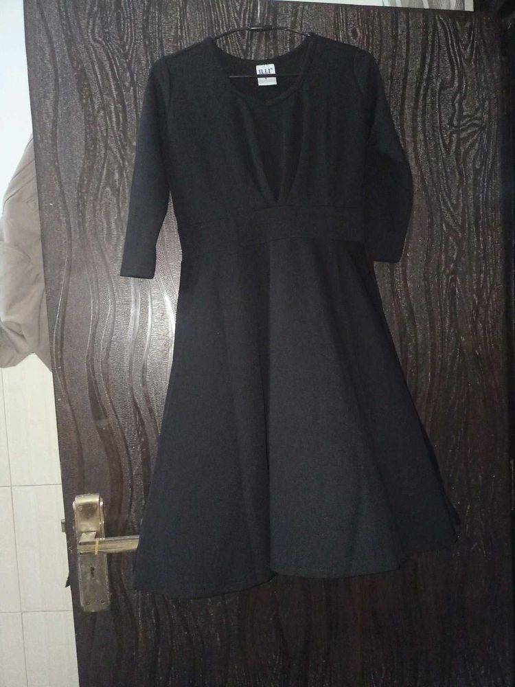 Classic Black A-Line Dress