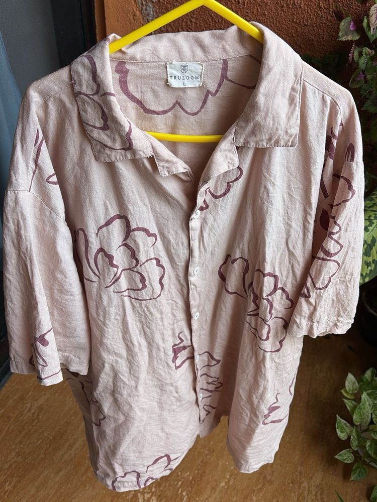 Floral Print Short Sleeve Shirt