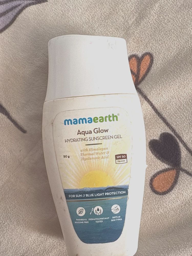 Mamaearth Aqua Glow Hydrating Sunscreen Gel