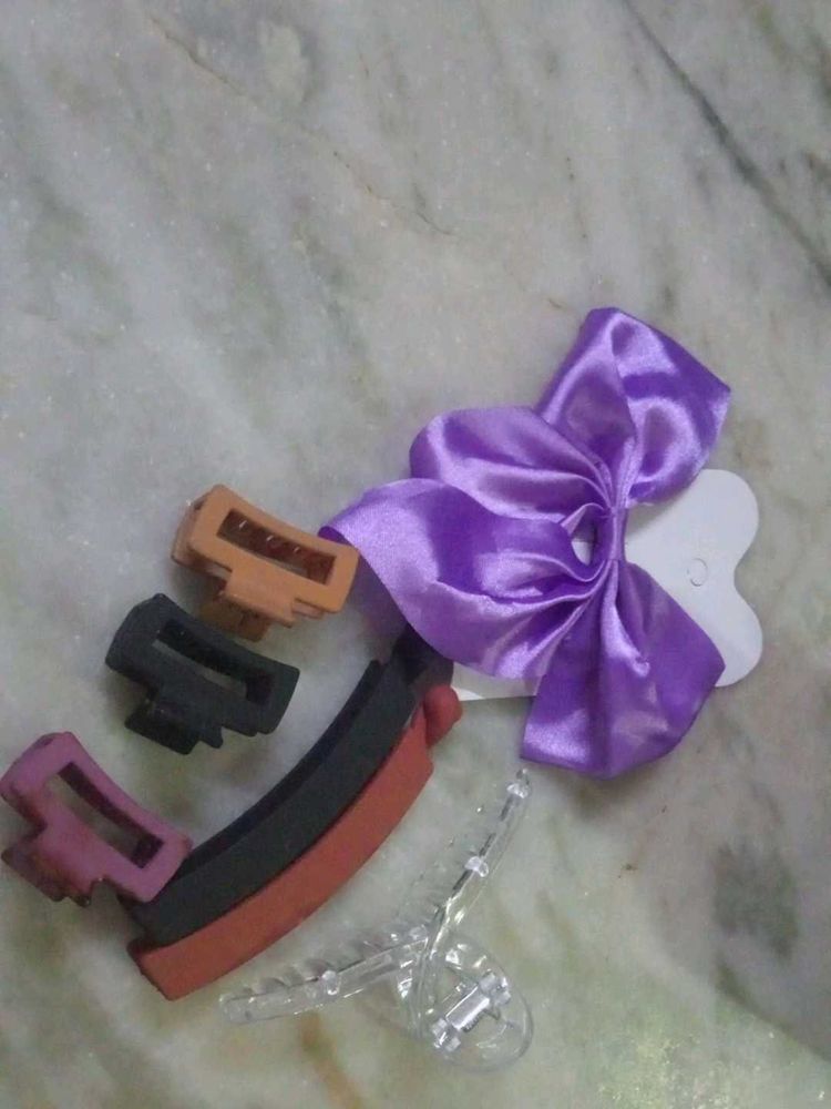 Assorted Hair Clips &amp; Bow Set