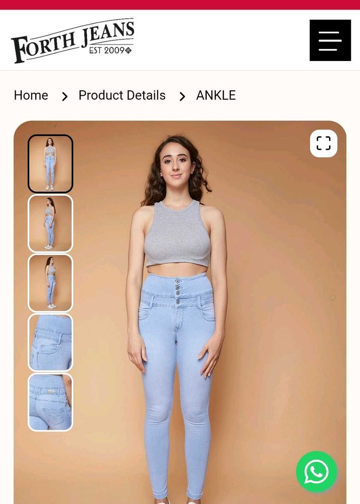 High Waist Super Soft Ankle Fit Skinny Jeans – Lig