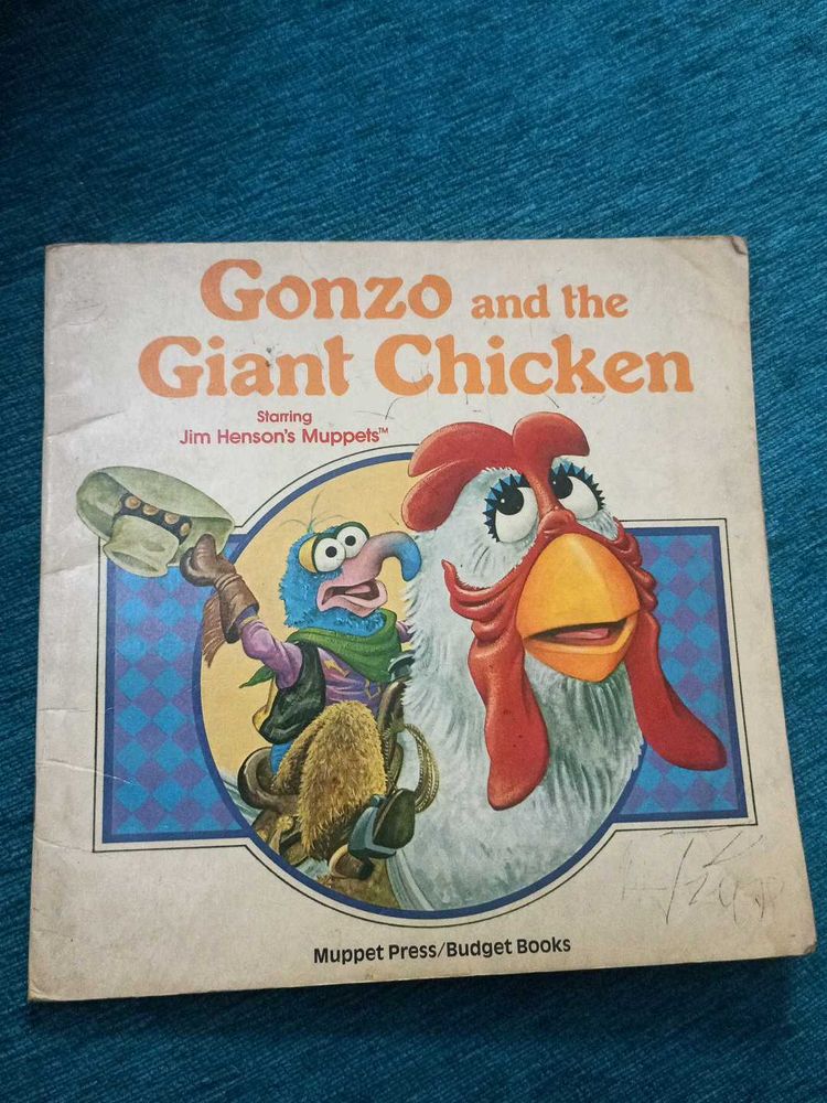 Gonzo and the Giant Chicken Muppet Book