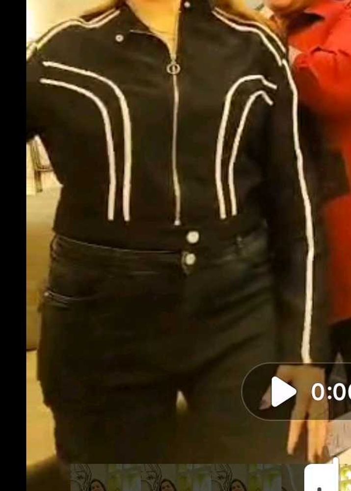 Stylish Black &amp; White Track Jacket