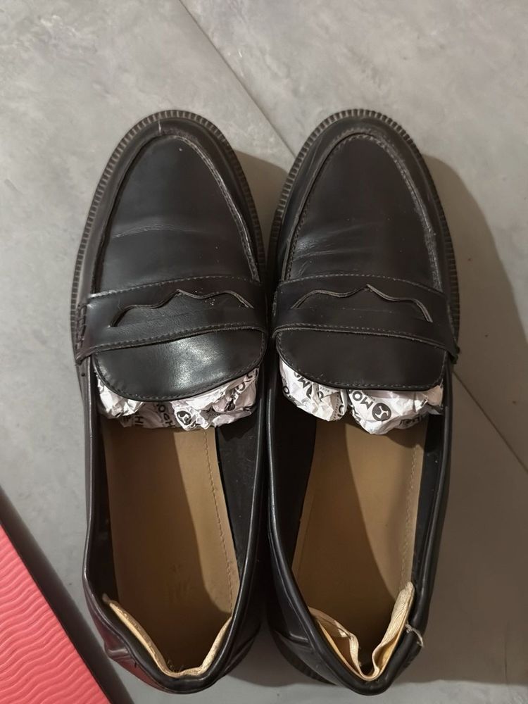 Classic Black Loafers