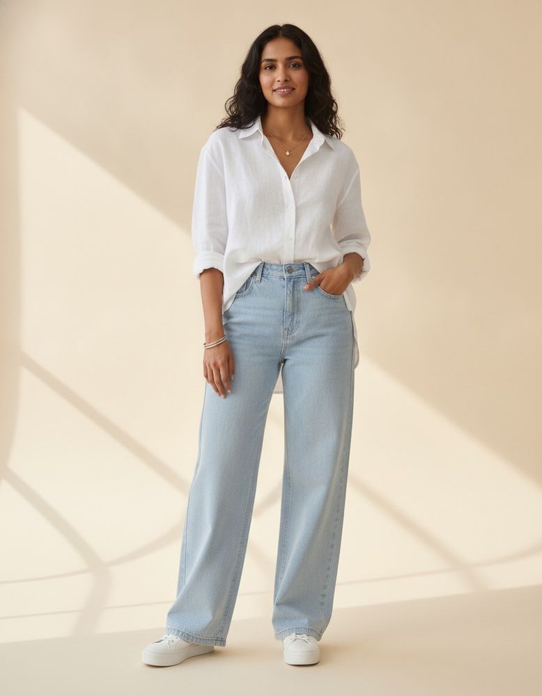 ✨✨Light Wash Wide Leg Jeans✨✨
