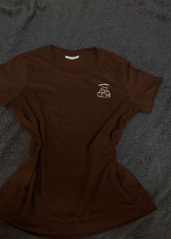 🗻🐈‍⬛b1g1 cat printed  tshirt