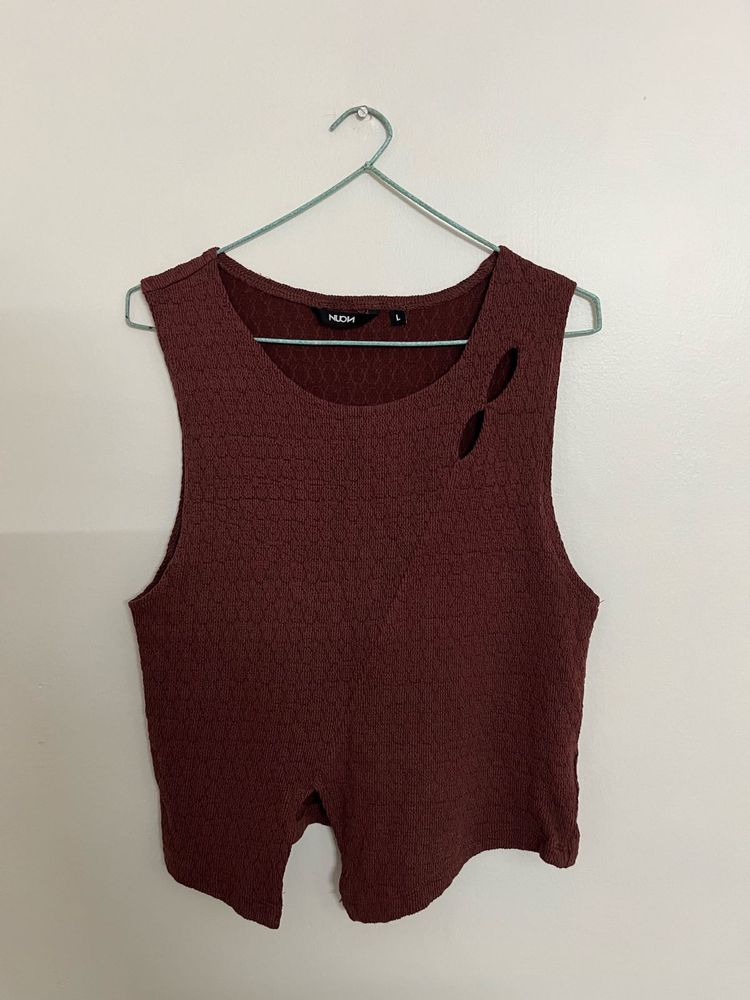 Westside Textured Sleeveless Top