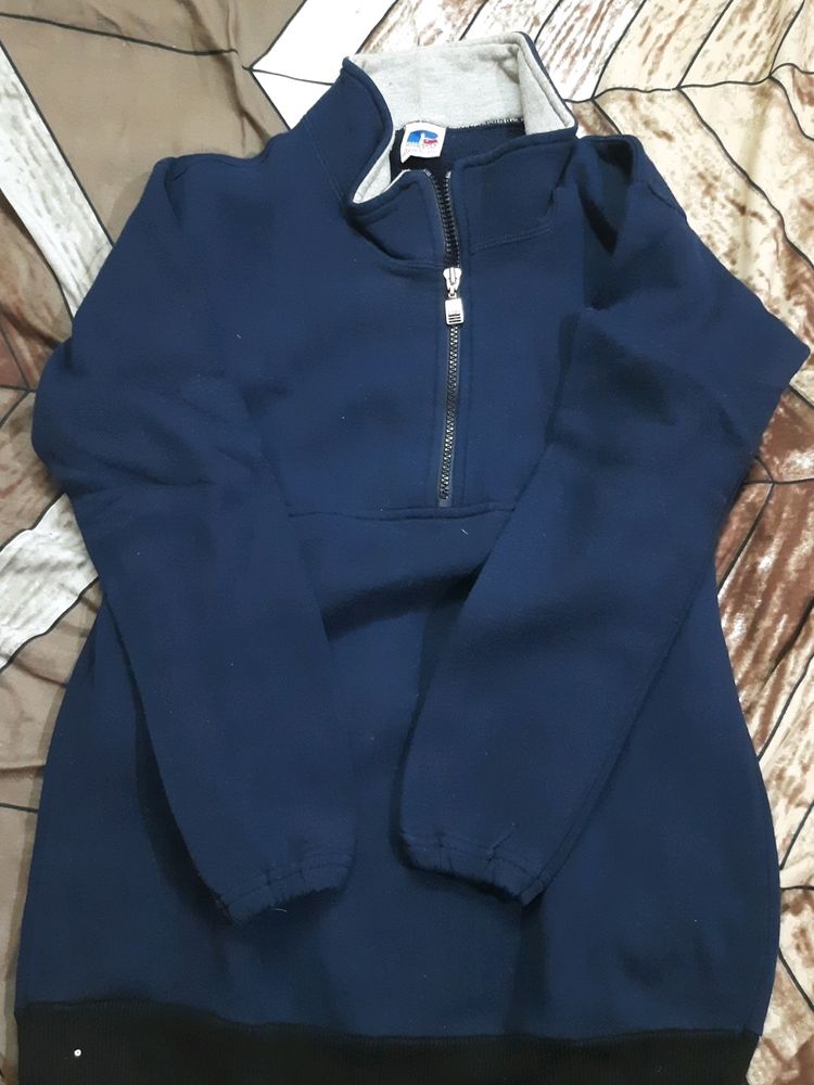 Men Blue Sweatshirt