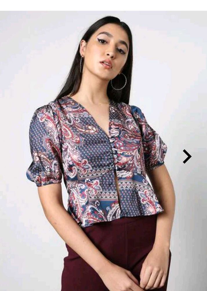 Outryt Beautiful Satin Top 🤎