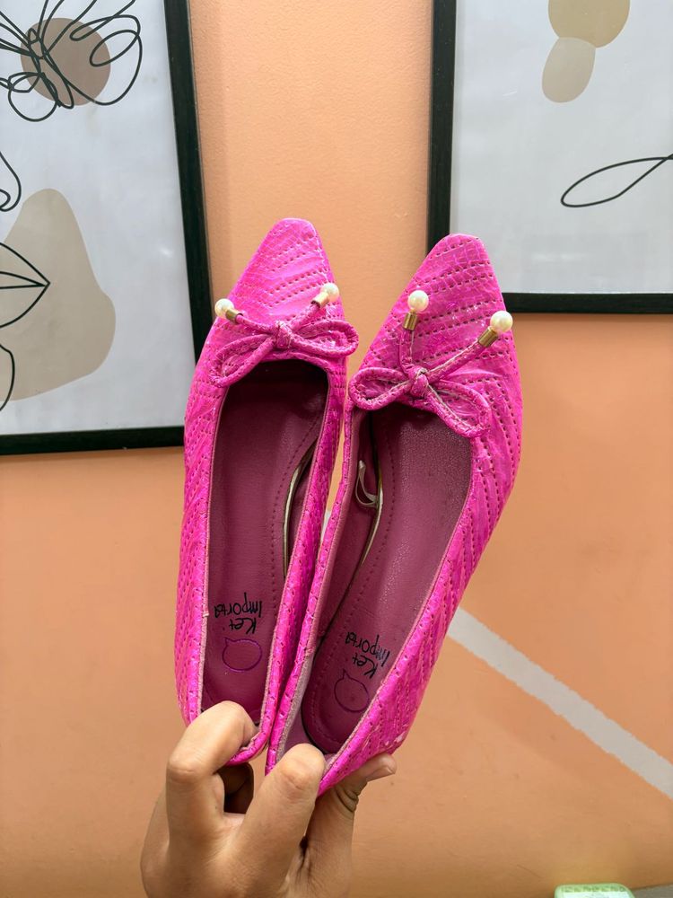Cute Pink Ballet Flats