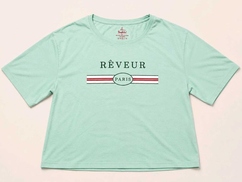 Mint Green Reveur Paris T-Shirt🤩✨