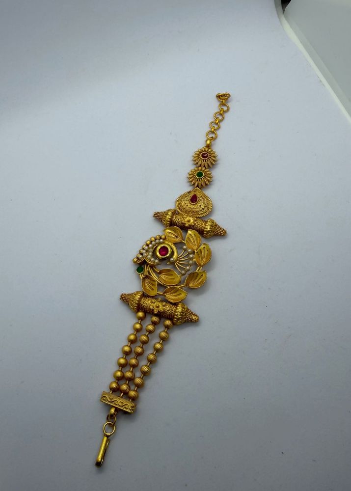Elegant Gold Plated Maangtika 2 pieces