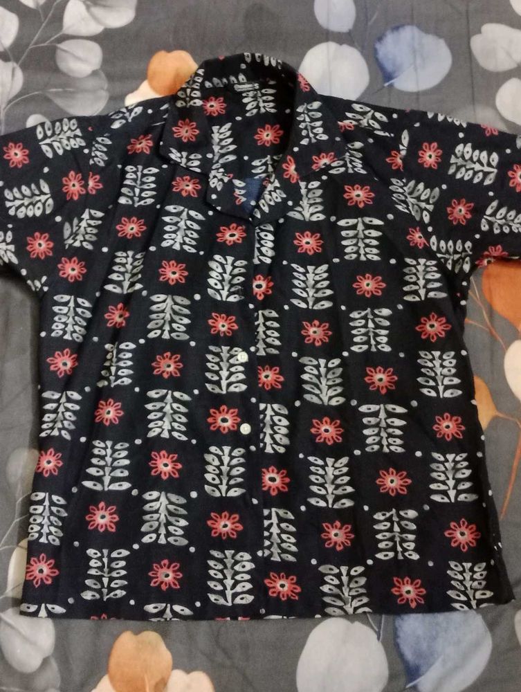 Stylish Dark Blue Printed Kurta