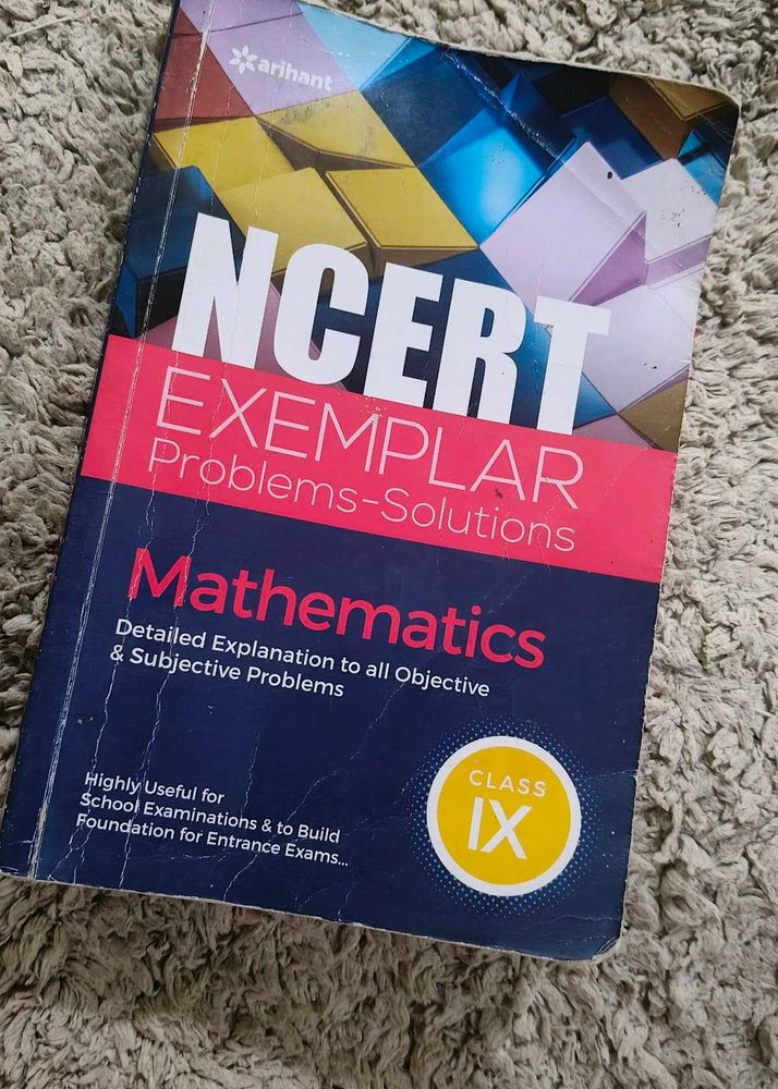 Books > Textbooks | NCERT Exemplar Mathematics Class IX Textbook | Freeup