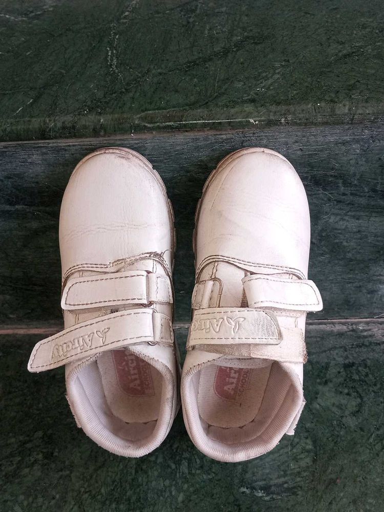 White Velcro Shoes