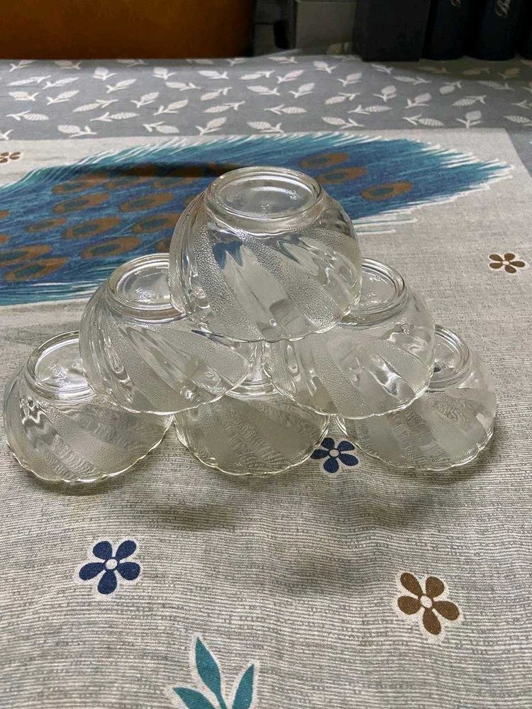 Glass Dessert Bowls (Set of 6)