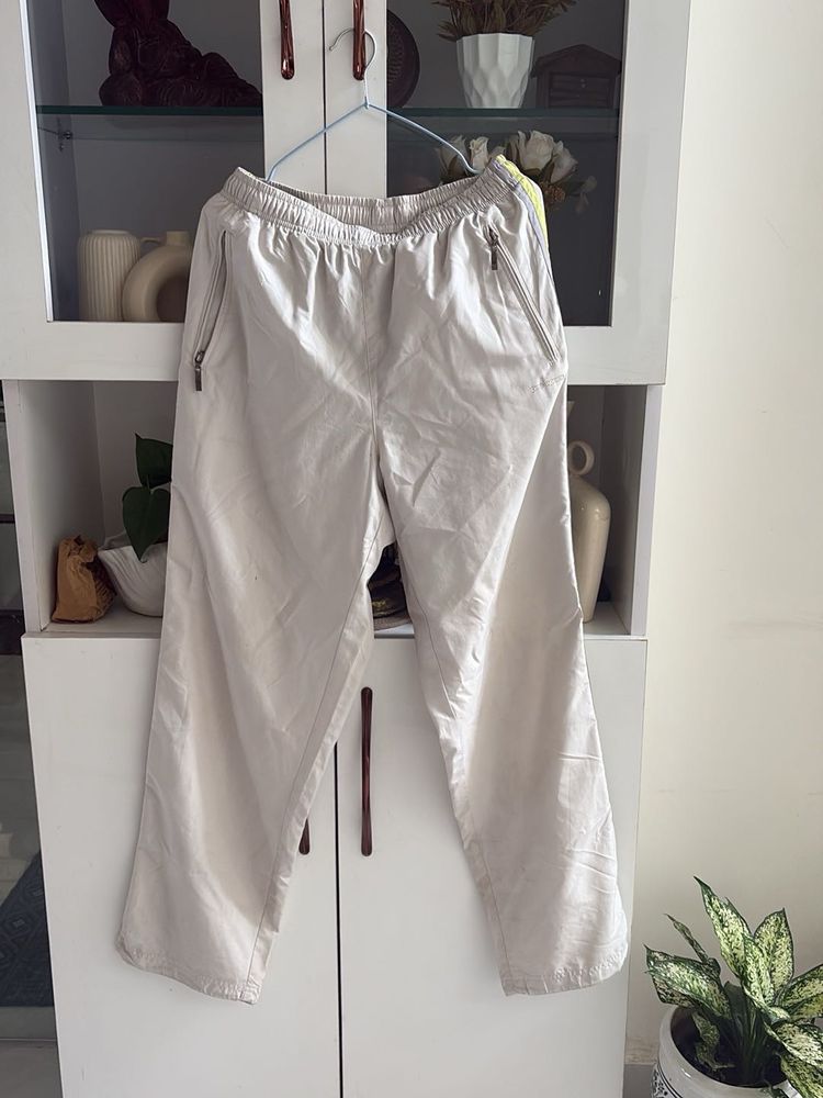 Comfortable Beige Track Pants