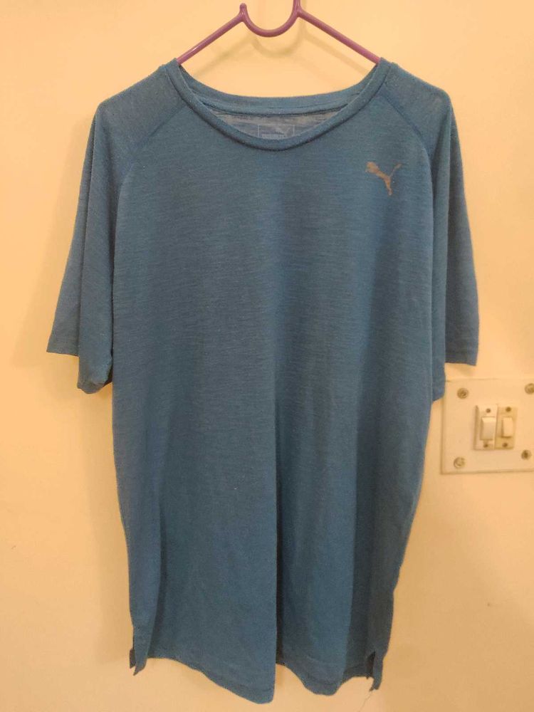puma blue tshirt