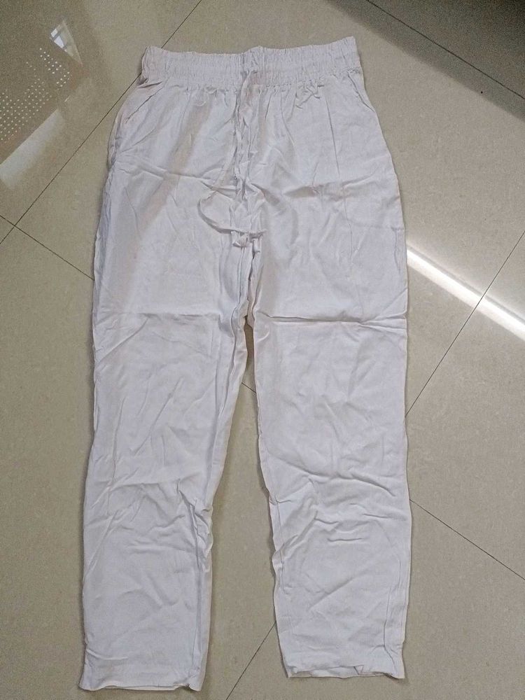 Comfortable White Palazzo Pants