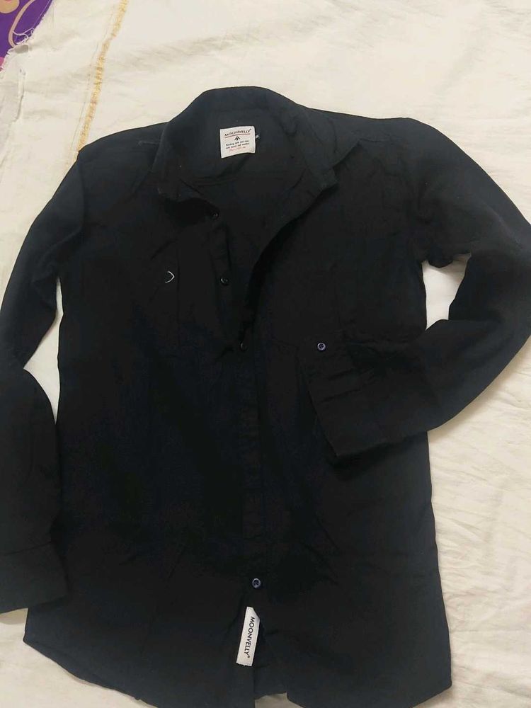 Men's Black Casual Shirt