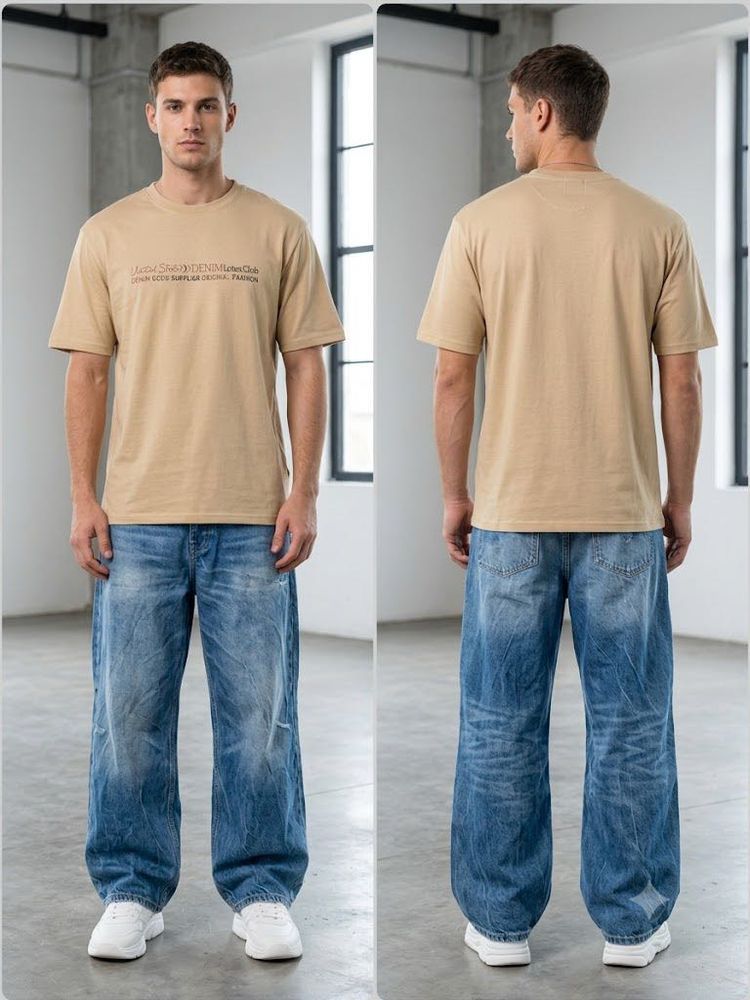 solid biege tshirt