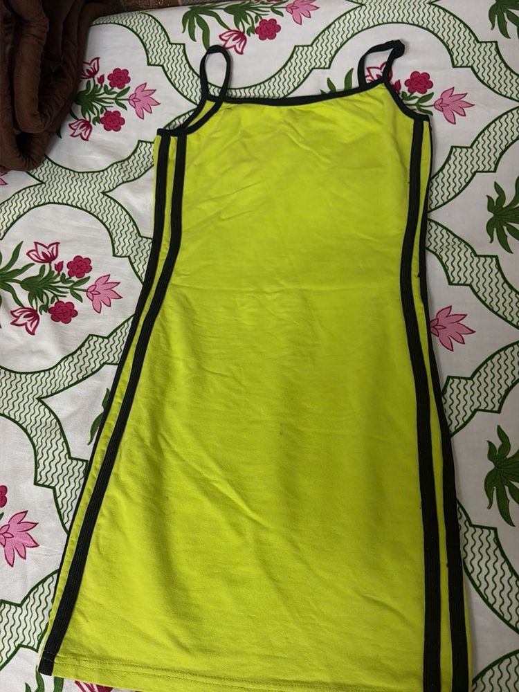 Neon Lime Bodycon Dress