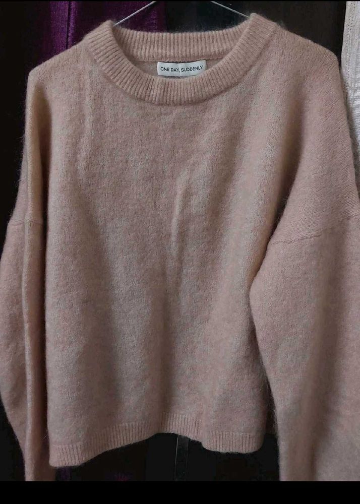Cozy Pink oversized Sweater 🩷