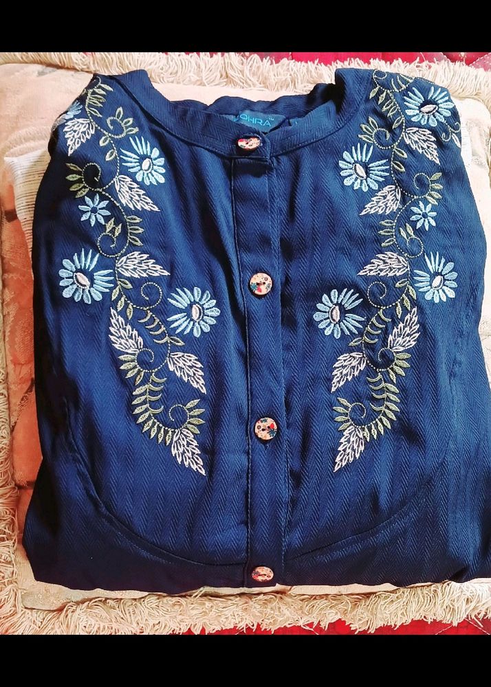 Cotton Kurti With Coat