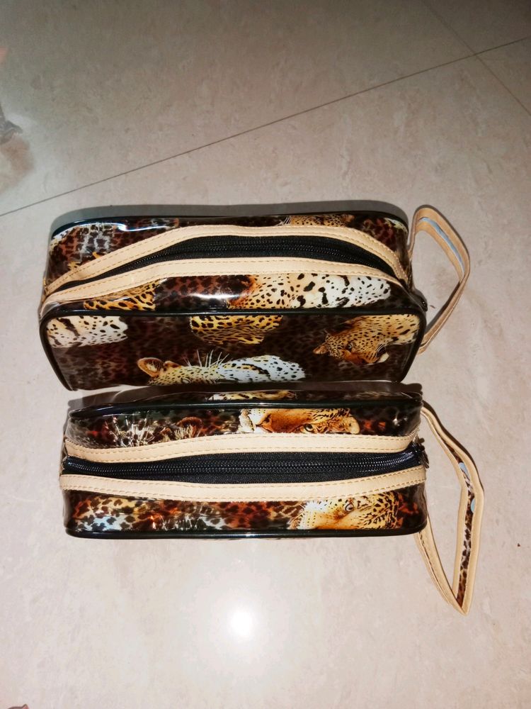 New set of 2 vanity pouch