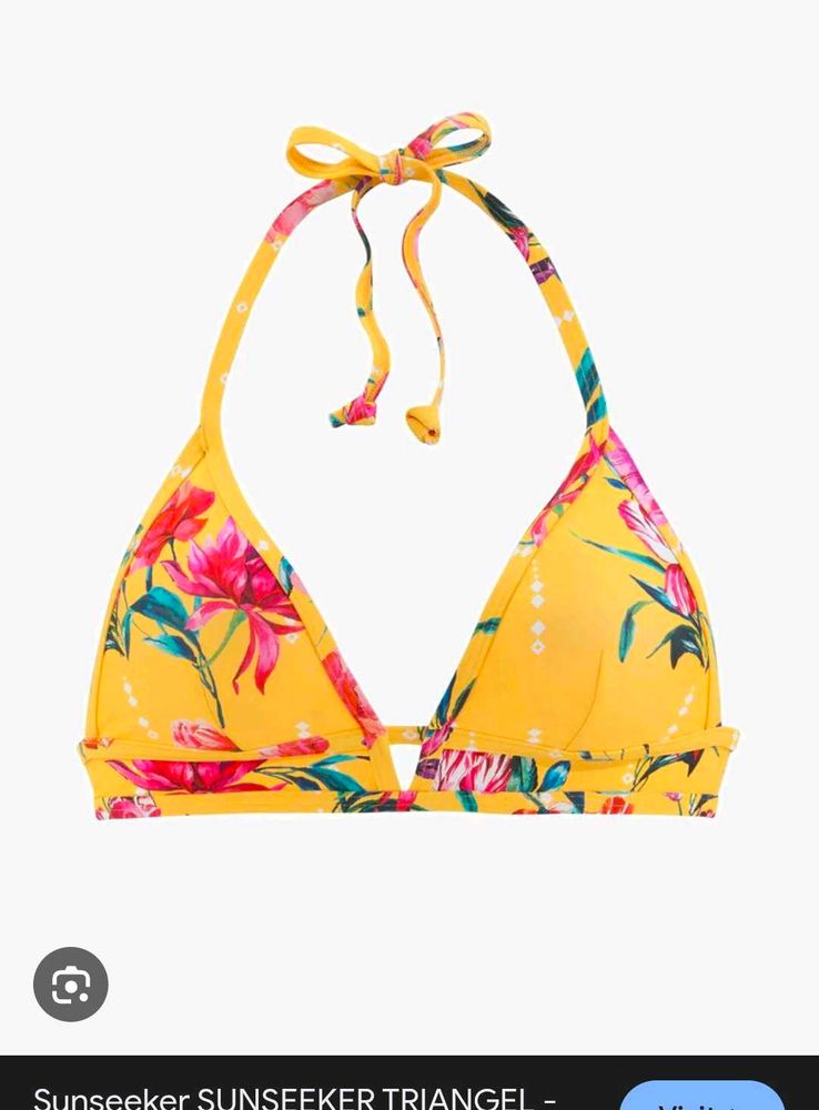 Sunny Yellow Floral Bikini set👍😍