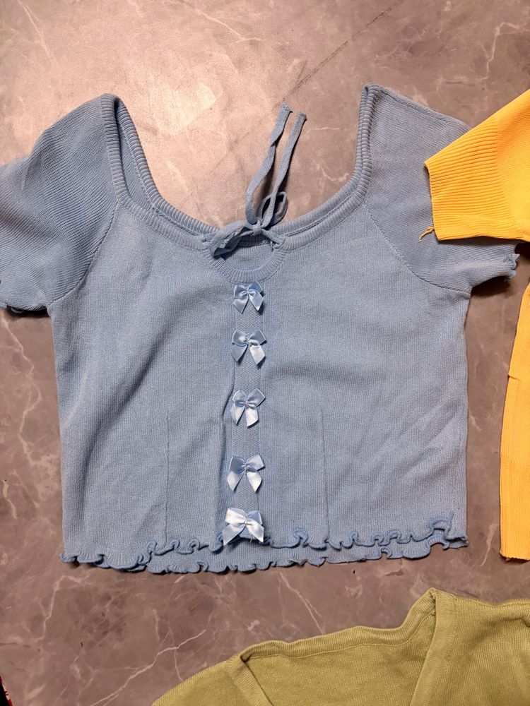 Bundle of 4 Cute korean Tops