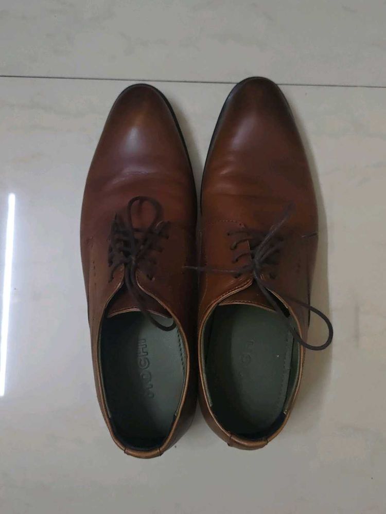 Classic Brown Leather Formal Shoes