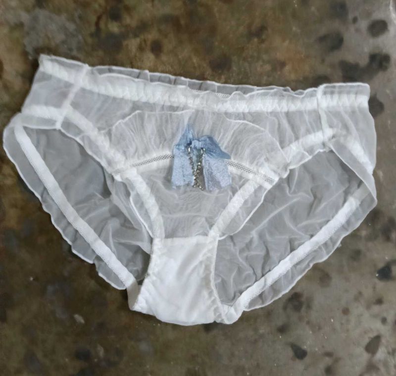 Sheer White Lace panty