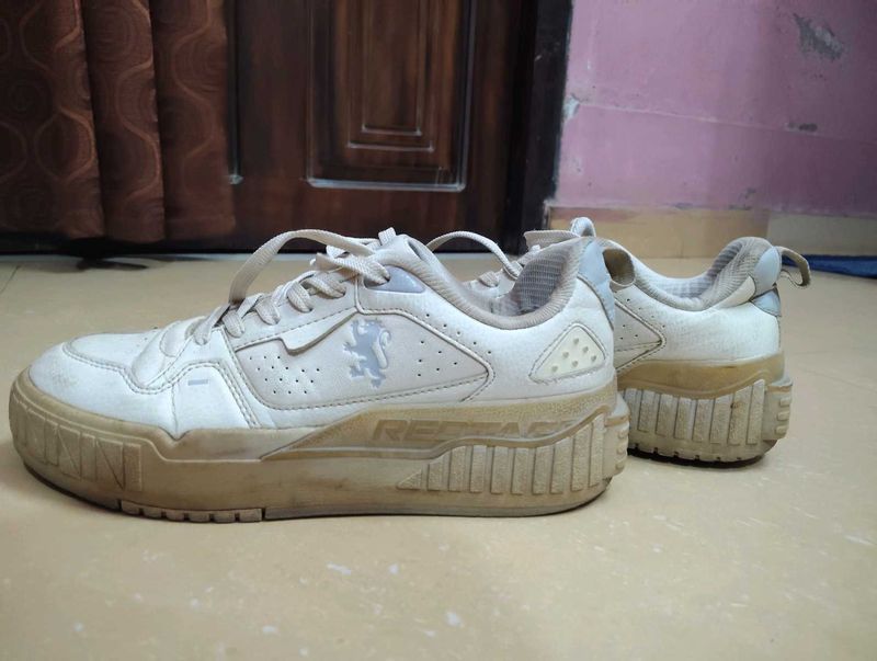 Cream Sneakers