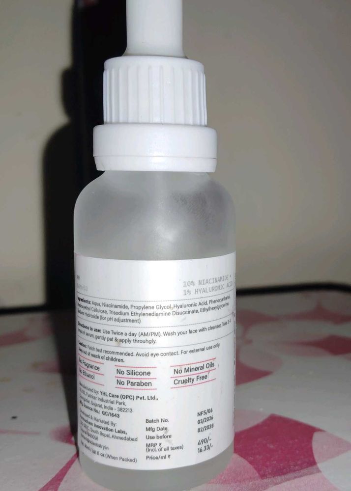 Scientistry 10% Niacinamide Serum