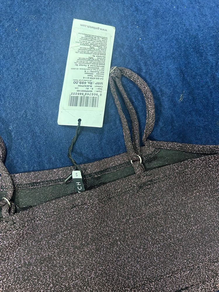 Sparkly Spaghetti Strap Top