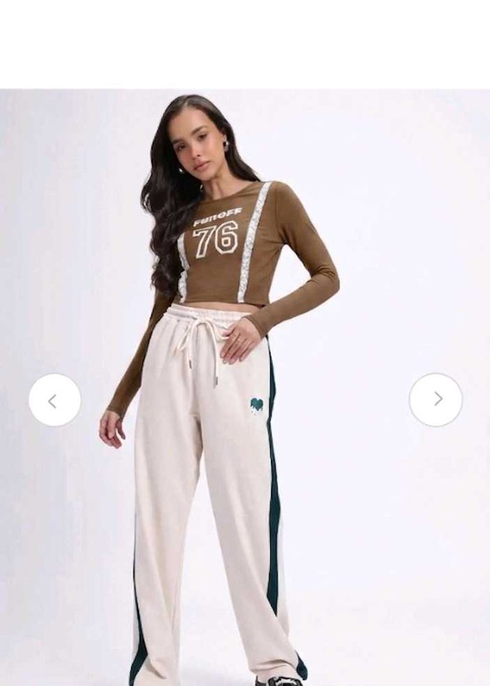 Fitted Crop Top with Lace