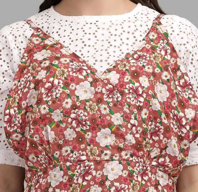 Floral Print Midi Dress