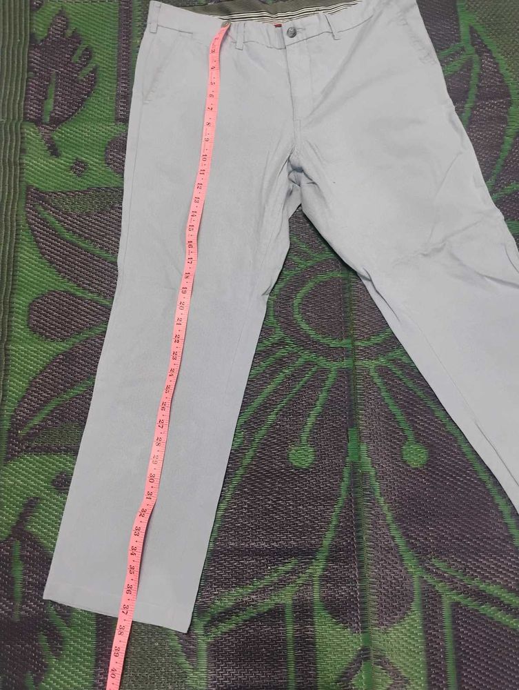 Men's Light Blue Chinos