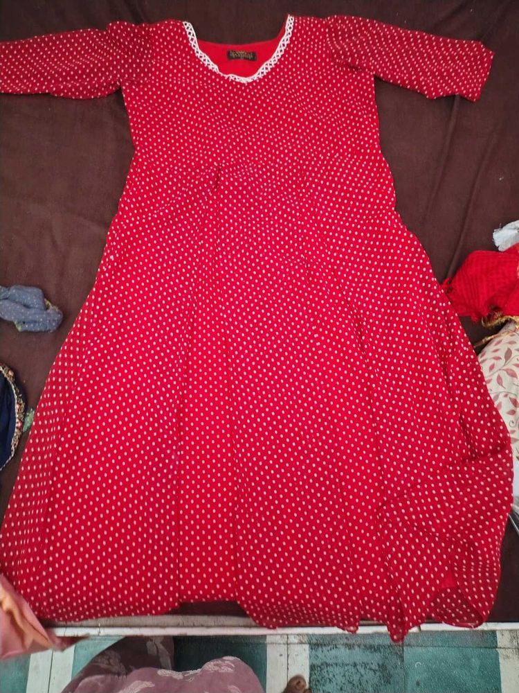 Red Polka Dot Dress