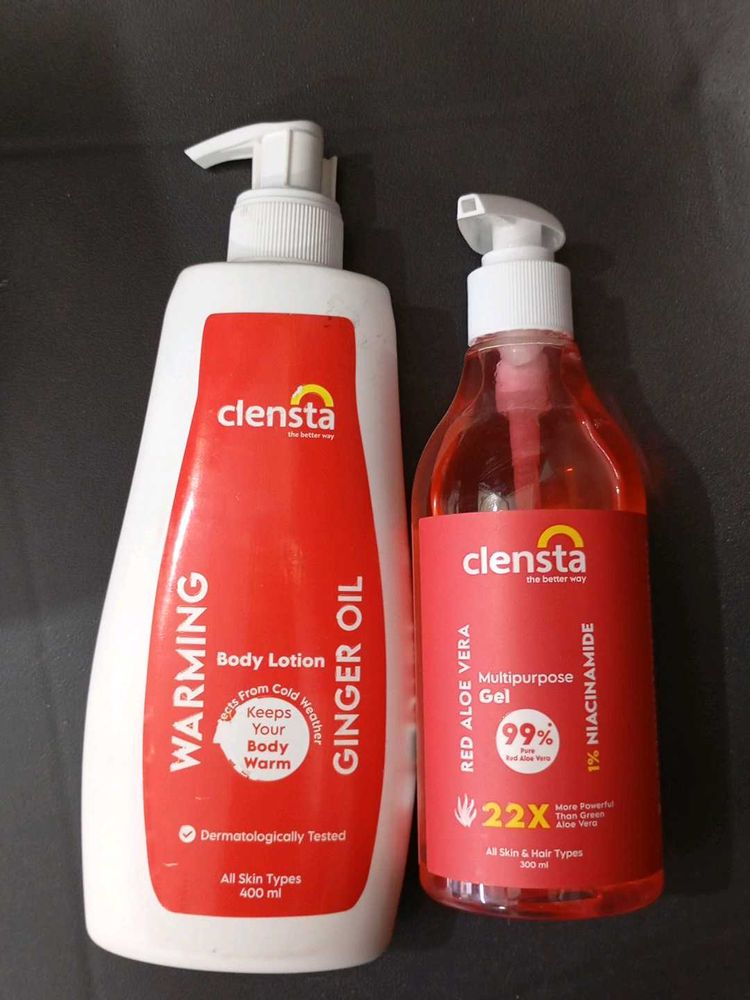 Clensta Body Lotion &amp; Gel Duo