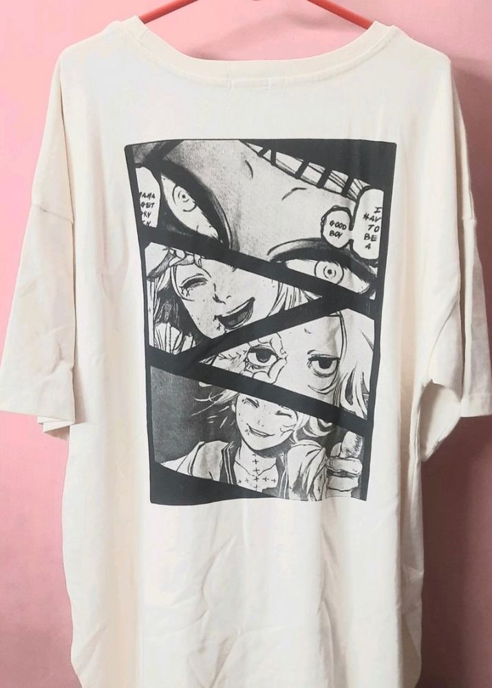 Back Print Tshirt Dress