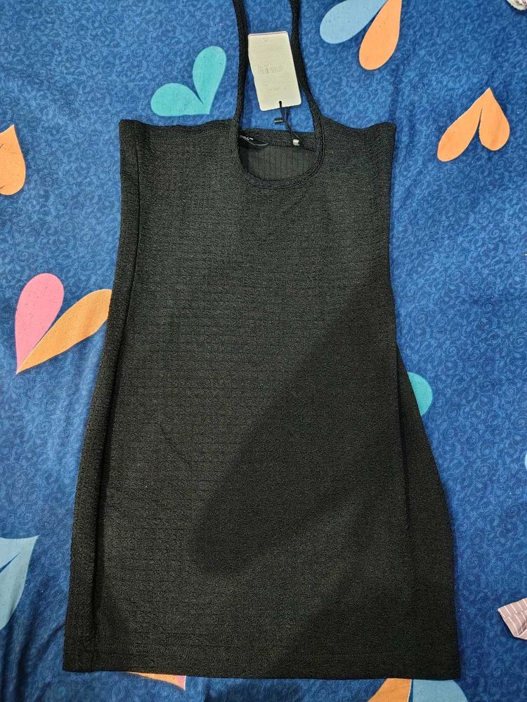 Chic Textured Mini Dress