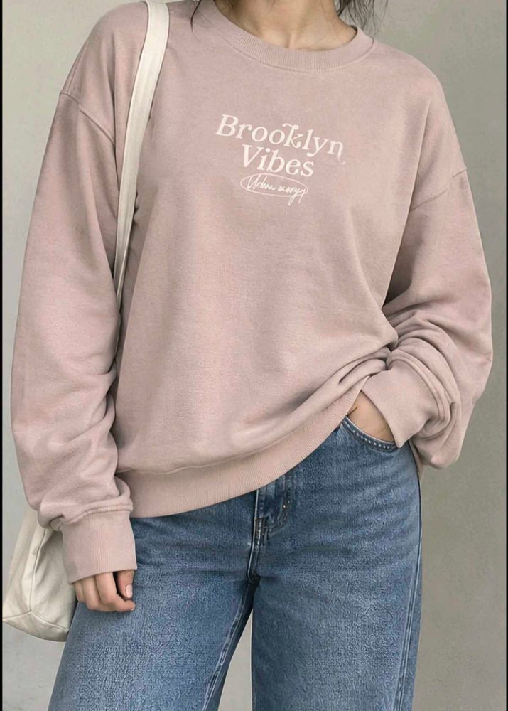 Brooklyn Vibes Crewneck Sweatshirt🩷