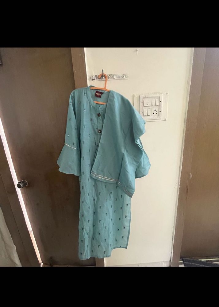 Beautiful Blue Kurti Set