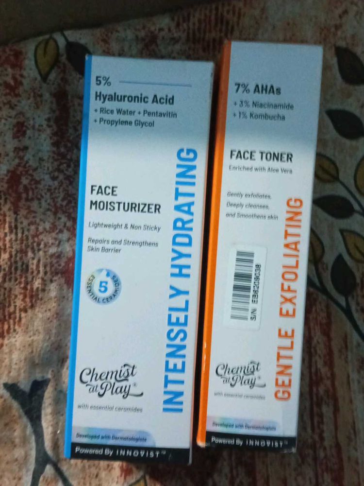 Chemist at Play Face Moisturizer &amp; Toner