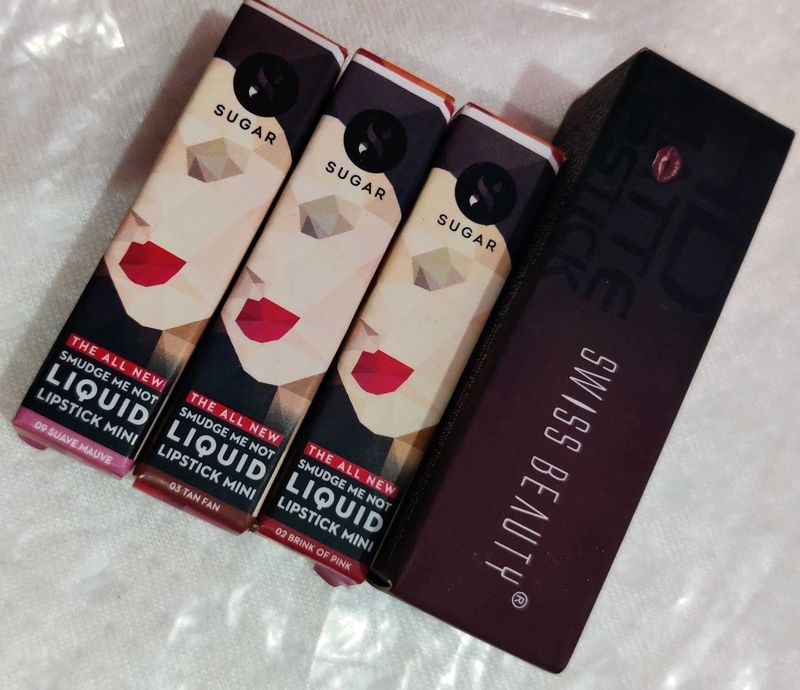 Sugar Cosmetics Liquid Lipstick Mini Set