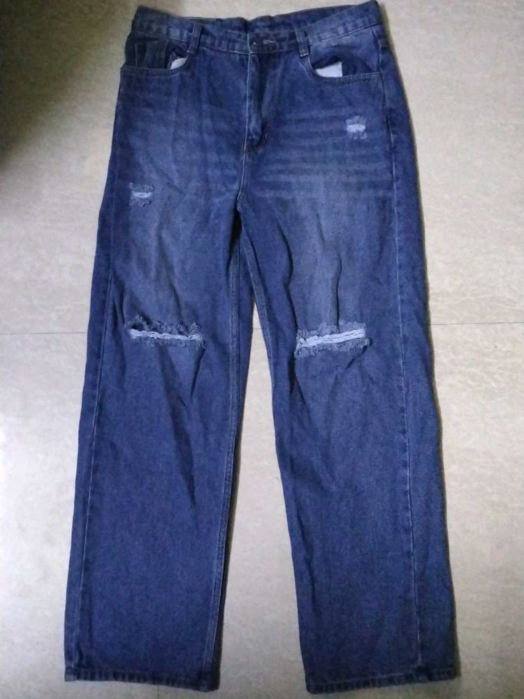 ripped Denim Jeans
