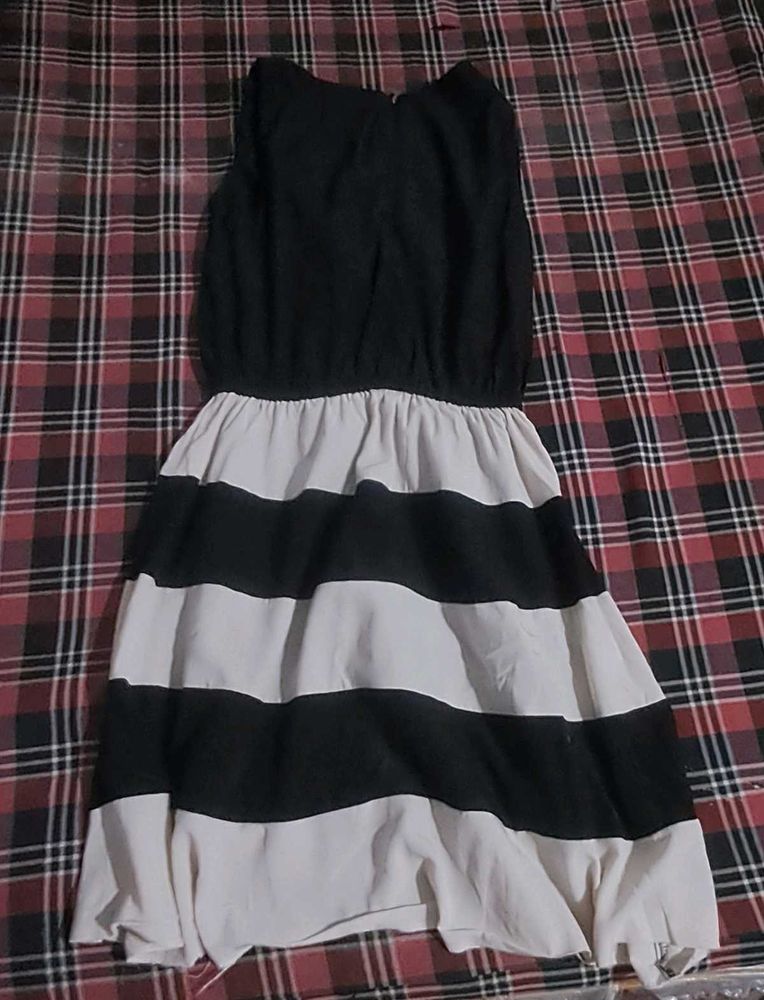 Striped Sleeveless Dress