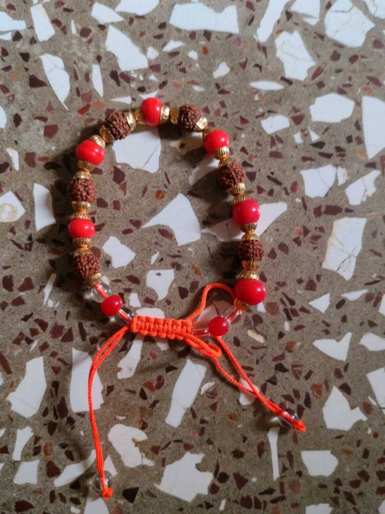 Red Beaded Bracelet